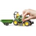 Іграшка Bruder Міні-трактор John Deere X949 з водієм, газонокосаркою і аксесуарами (62104) title=