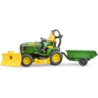 Іграшка Bruder Міні-трактор John Deere X949 з водієм, газонокосаркою і аксесуарами (62104)