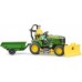 Іграшка Bruder Міні-трактор John Deere X949 з водієм, газонокосаркою і аксесуарами (62104) title=