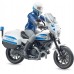 Игрушка Bruder полицейский мотоцикл Ducati Scrambler с полисменом (62731) title=