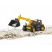 Іграшка телескопічний навантажувач CAT Telehandler з ковшем Bruder 02141 title=