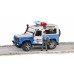 Іграшка позашляховик Land Rover з поліцейським Bruder 02595 title=