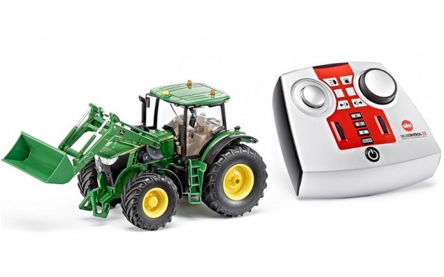 Іграшка трактор John Deere 7R на радіокеруванні Siku (6777)