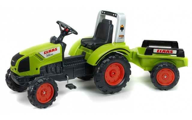 Трактор педальний Falk 1040AB Claas Arion 430 с прицепом