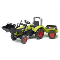 Трактор педальний Falk 1040AM Claas Arion 430 з ковшем і причіпом