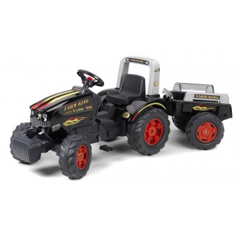 Трактор на педалях Falk 1075B Farm King з причіпом