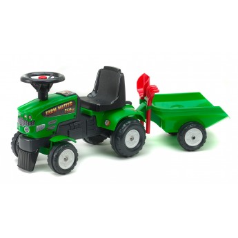 Трактор каталка Falk 1081C Farm Master 350S з причіпом та інструментами