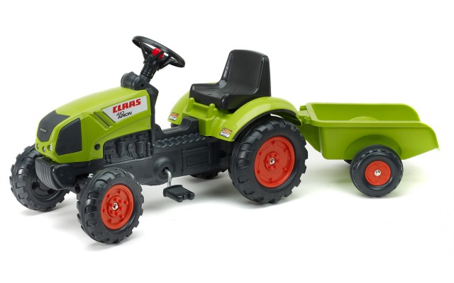 Трактор на педалях Falk 2040A Claas Arion 410 з причіпом