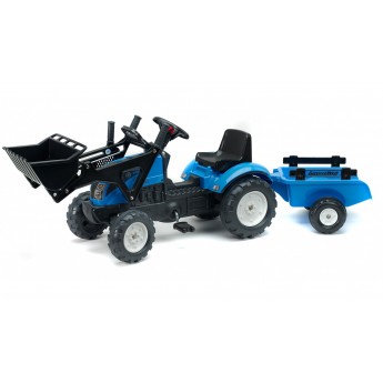 Трактор педальний Falk 2050CM Landini Powermondial з навантажувачем і причіпом
