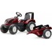 Трактор на педалях Falk 4000AB Valtra S4 з причіпом title=