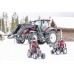 Трактор на педалях Falk 4000AB Valtra S4 з причіпом title=