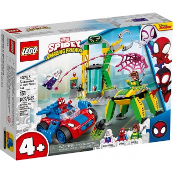 Конструктор LEGO Marvel Человек-паук в лаборатории Доктора Осьминога (10783)