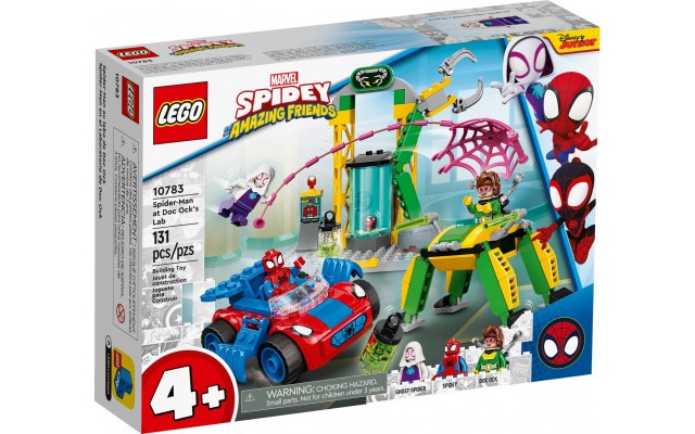 Конструктор LEGO Marvel Человек-паук в лаборатории Доктора Осьминога (10783)