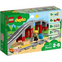 Конструктор LEGO DUPLO Железнодорожный мост и рельсы (10872)