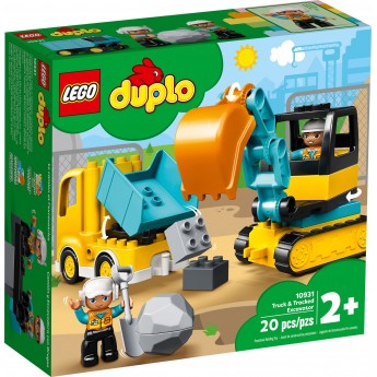 Конструктор LEGO DUPLO Грузовик и гусеничный экскаватор (10931)