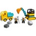 Конструктор LEGO DUPLO Вантажівка і гусеничний екскаватор (10931) title=