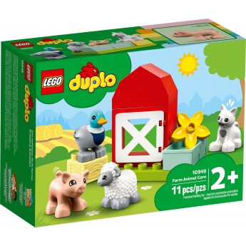 Конструктор LEGO DUPLO Уход за животными на ферме (10949)