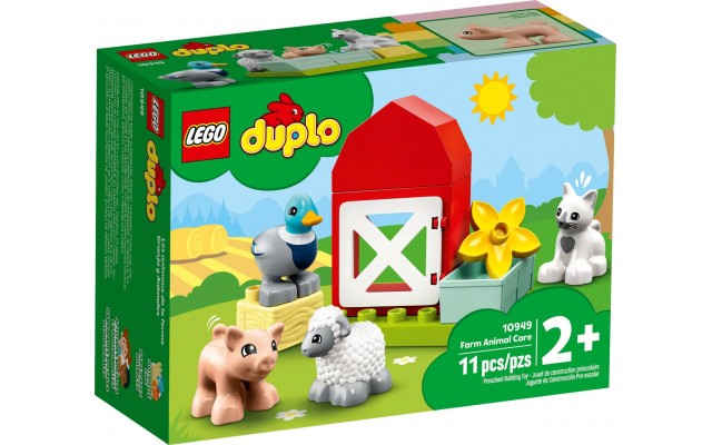 Конструктор LEGO DUPLO Догляд за тваринами на фермі (10949)