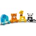Конструктор LEGO DUPLO Потяг із тваринами (10955) title=