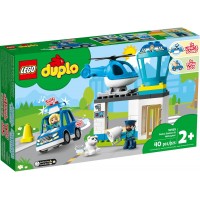 Конструктор LEGO DUPLO Town Поліцейська дільниця та гелікоптер (10959)
