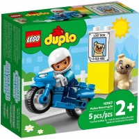 Конструктор LEGO DUPLO Town Поліцейський мотоцикл (10967)