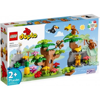 Конструктор LEGO DUPLO Town Дикие животные Южной Америки (10973)