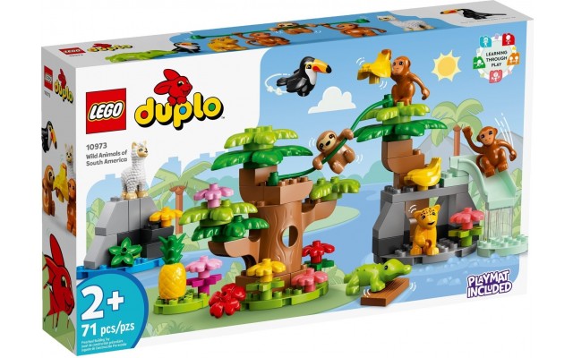 Конструктор LEGO DUPLO Town Дикі тварини Південної Америки (10973)