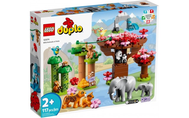 Конструктор LEGO DUPLO Town Дикие животные Азии (10974)