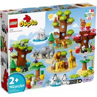 Конструктор LEGO DUPLO Town Дикие животные мира (10975)
