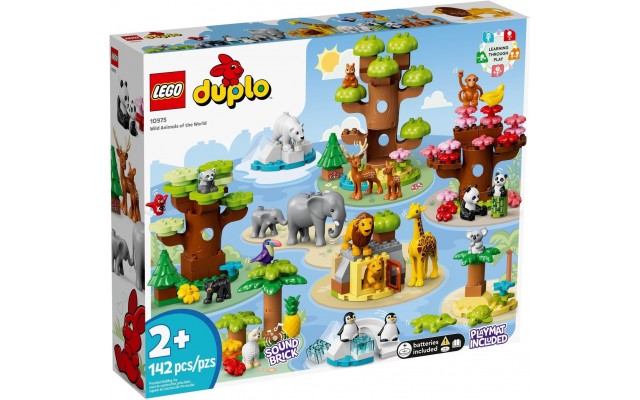Конструктор LEGO DUPLO Town Дикие животные мира (10975)