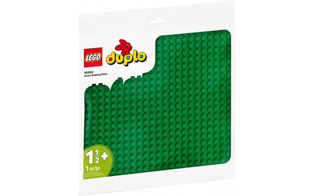 Конструктор LEGO DUPLO Зеленая строительная пластина (10980)