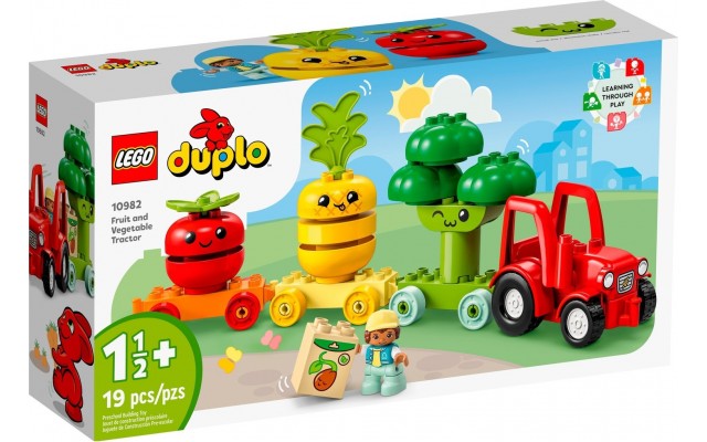 Конструктор LEGO  DUPLO My First Трактор для вирощування фруктів та овочів (10982)