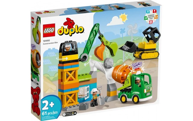 Конструктор LEGO DUPLO Town Строительная площадка (10990)