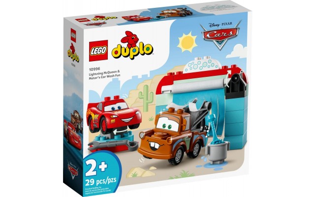 Конструктор LEGO DUPLO Disney Розваги Блискавки МакКвіна й Сирника на автомийці (10996)
