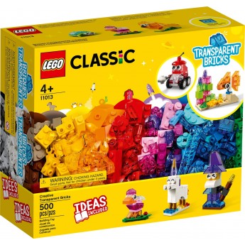 Конструктор LEGO Classic Прозрачные кубики для творчества (11013)