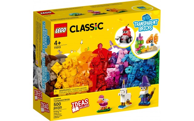 Конструктор LEGO Classic Прозорі кубики для творчості (11013)