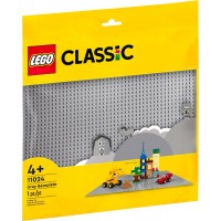 Конструктор LEGO Classic Базовая пластина серого цвета (11024)