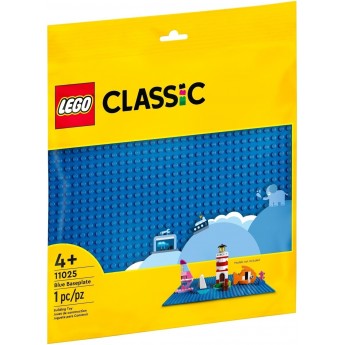 Конструктор LEGO Classic Базовая пластина синего цвета (11025)