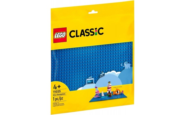 Конструктор LEGO Classic Базова пластина синього кольору (11025)