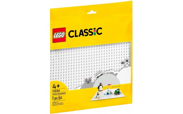Конструктор LEGO Classic Базова пластина білого кольору (11026)