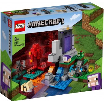 Конструктор LEGO Minecraft Разрушенный портал (21172)