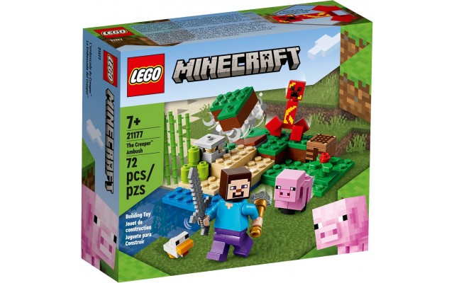 Конструктор LEGO Minecraft Засідка Кріпера (21177)