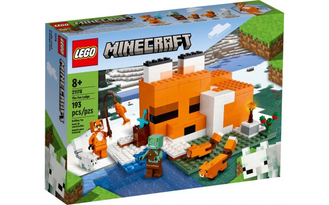Конструктор LEGO Minecraft Хатина лисиці (21178)
