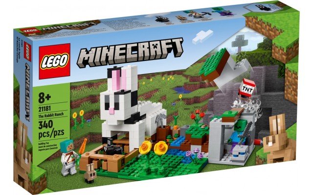 Конструктор LEGO Minecraft Кроляче ранчо (21181)