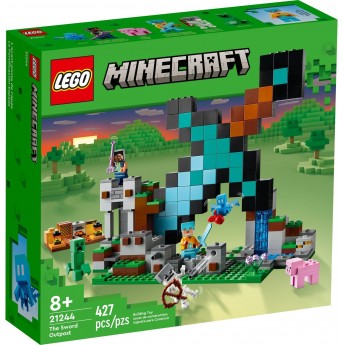 Конструктор LEGO Minecraft Форпост с мечом (21244)