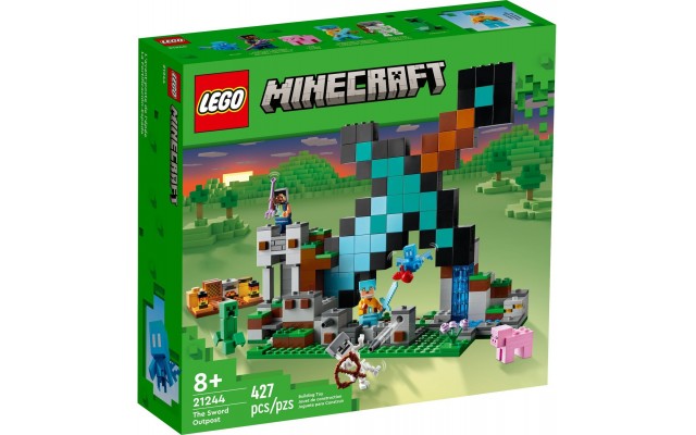 Конструктор LEGO Minecraft Форпост із мечем (21244)
