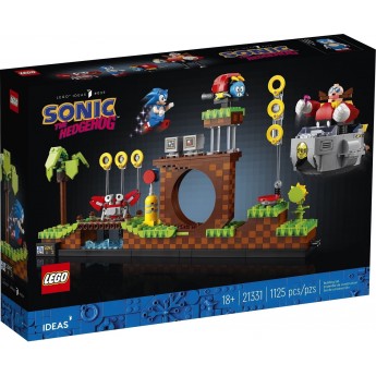 Конструктор LEGO Ideas Ёжик Соник Зона с зеленым холмом (21331)