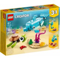 Конструктор LEGO Creator Дельфин и черепаха (31128)