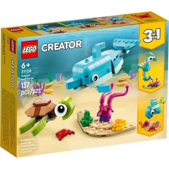 Конструктор LEGO Creator Дельфин и черепаха (31128)