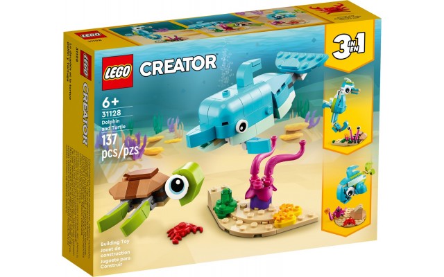 Конструктор LEGO Creator Дельфін і черепаха (31128)
